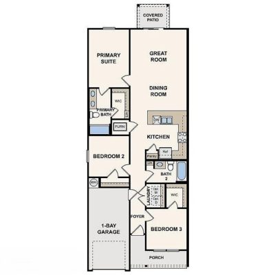 999 Callahan Crossing Floorplan SF 1184