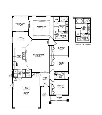 999 F Plan The Landings at Eagle Lake SQFT 1819