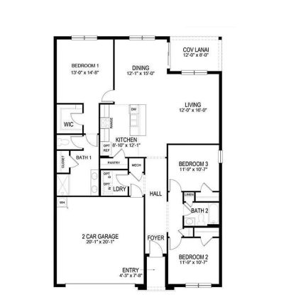 999 F Plan Calusa Creek SQFT 1672