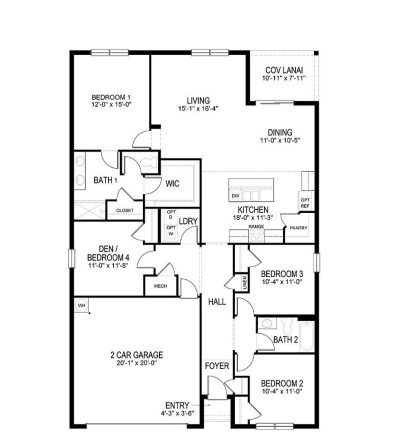 999 F Plan Calusa Creek SQFT 1756