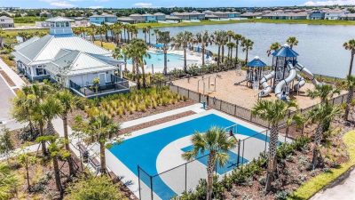 D Shell Cove Aerial Community Club House Pool Recreation Area