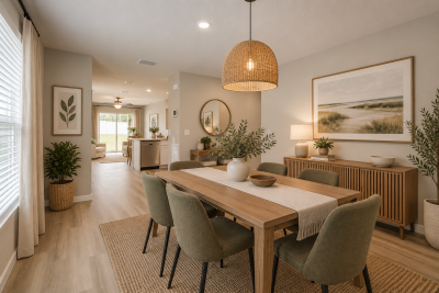 Warm Scandinavian Dining Retreat Somerset Spring Hill