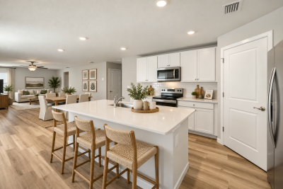 Seabrook Somerset Scandinavian Open Plan Kitchen and Living Space