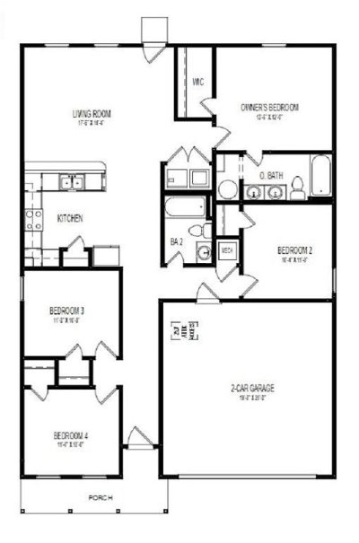 999 F Plan Saddle Brooke SQFT 1400