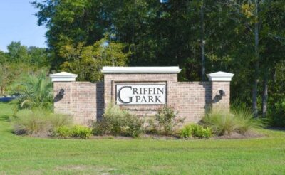 A Griffin Park Entrance Monument