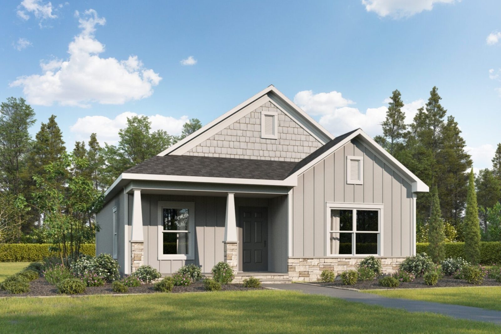 000 FV Scattered Charlotte Northway Homes The Arauco Front Elev 1 SQFT 1244