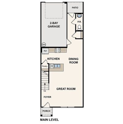 999 Fplan 1st Ashton Manor Townhomes SQFT 1521