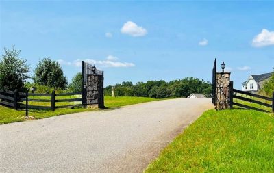 AB River Rock Scattered Statesville Community Aerial