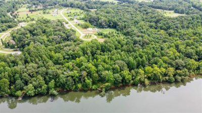 AC River Rock Scattered Statesville Community Aerial