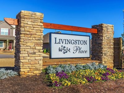 BA Livingston Place Entrance Monument