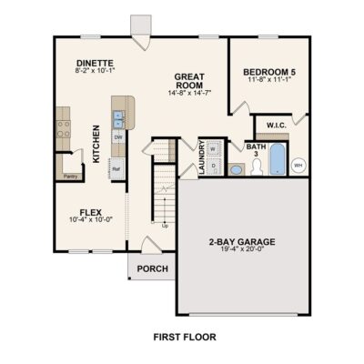 Crockett Reserve 1st floor 01 SQFT 2217 Floor Plan 1st