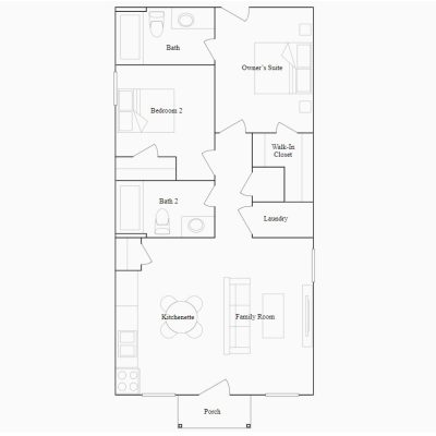 999 F Plan Medina Landing SQFT 741
