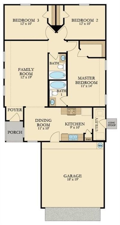999 F Plan Lake Breeze SQFT 1174