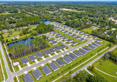 Aerial View of Planned Settlers Neighborhood