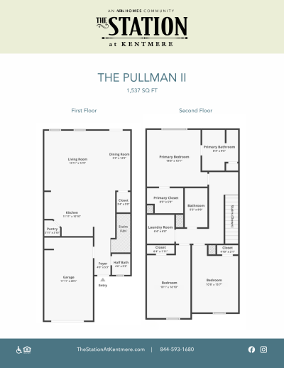 Floorplan The Pullman Enhanced 1537 Lease Up Packet The Station at Kentmere