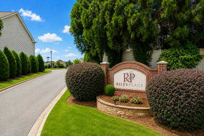 Riley Place Neighborhood Entrance
