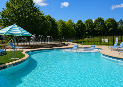 Sunny Turquoise Pool Retreat Cottages