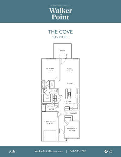 Leasing Packet Floorplan 1153 Walker Point