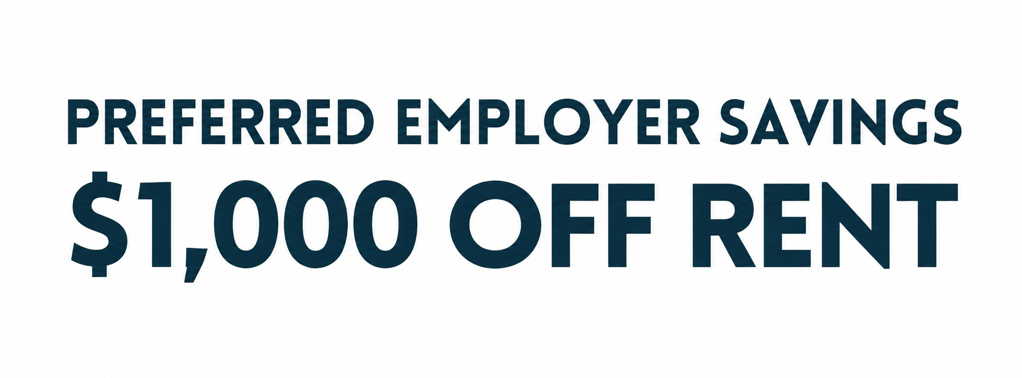 Enjoy our current move-in special + an additional $1,000 OFF rent! Additional employers may qualify. View the full list or contact our leasing team to learn more (912) 521-7569