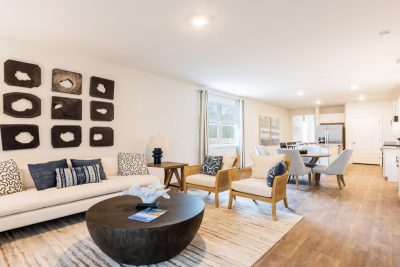 ARK Waterside Rice Hope Savannah GA Living Room to Foyer